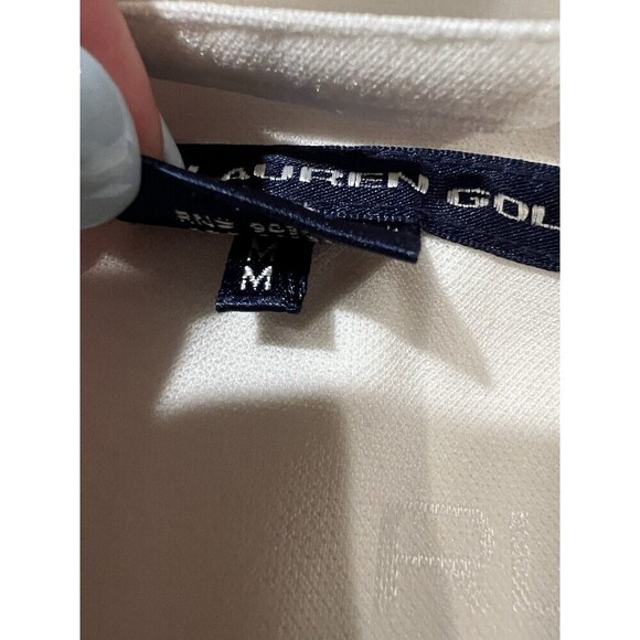 Ralph Lauren Golf Women's Jacket White Zip Up Zippered Pockets Medium - Picture 12 of 14